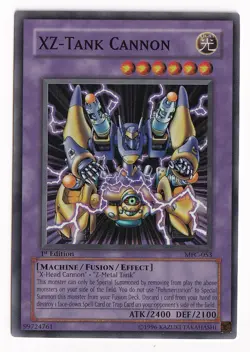 Yugioh! XZ-Tank Cannon MFC-053 Super Rare 1st Edition - Image 1