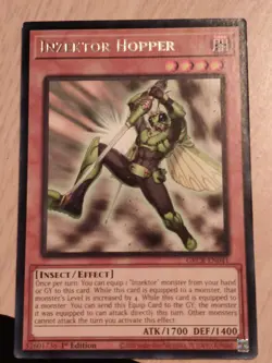 Inzektor Hopper - GRCR-EN041 Yugioh! Yu-Gi-Oh! Rare Nice! 1st Edition - Image 1