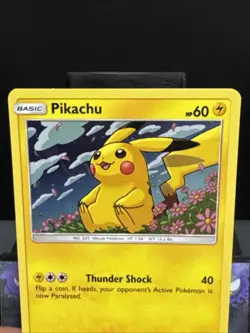 Pokemon Card Pikachu SM206 Sun & Moon Black Star Promo HD SWIRL Near Mint 1 - Image 10