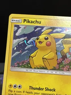 Pokemon Card Pikachu SM206 Sun & Moon Black Star Promo HD SWIRL Near Mint 1 - Image 12