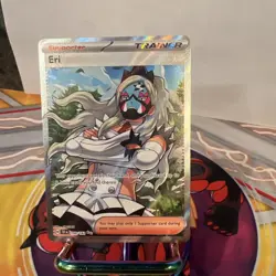 Pokémon TCG Temporal Forces Eri Full Art Trainer Holo Ultra Rare Card 199/162 - Image 1