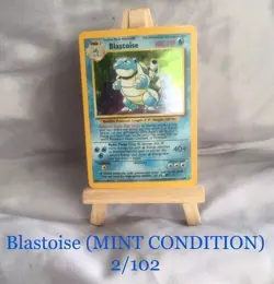 Blastoise Holo 2/132 - Base Set Pokemon Card Near MINT 21 YRS OLD - Image 1