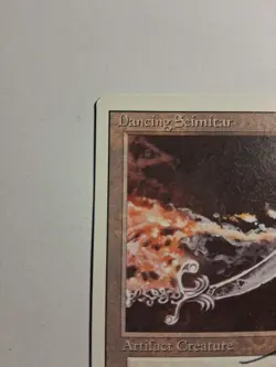 Magic The Gathering MTG Revised Edition "Dancing Scimitar" LP AUTOGRAPHED  - Image 3