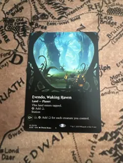 PRESALE EVENDO, WAKING HAVEN (279) (BORDERLESS) Edge Of Eternities EOE Magic MTG - Image 1