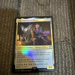 Foil MTG regular  Cid, Timeless Artificer 420  - FINAL FANTASY #420 - Image 1