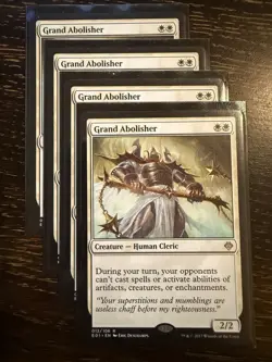 MTG - Grand Abolisher - Archenemy: Nicol Bolas (AC2) - QTY-4 PLAYSET - NM - Image 1