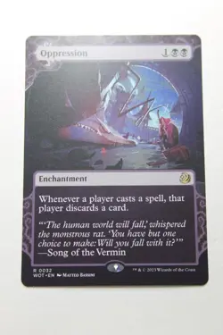 MTG Oppression x1- Showcase-Wilds of Eldraine: Enchanting Tales-Pack Fresh - Image 1
