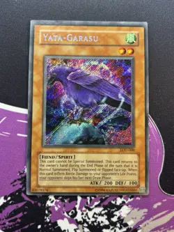 Yugioh Yata-Garasu LOD-000 Secret Rare Unlimited Legacy of Darkness NM - Image 5
