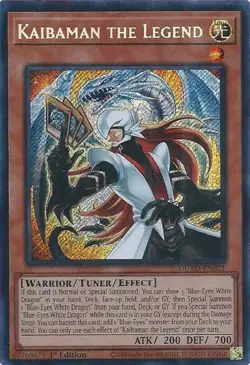 DUAD-EN021 Kaibaman The Legend Secret Rare 1st Ed YuGiOh NEW - Image 1