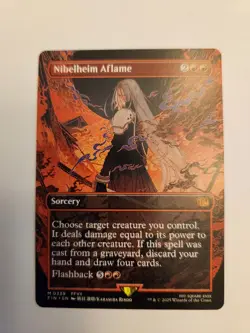 Nibelheim Aflame Borderless #339 NM+ - Image 1