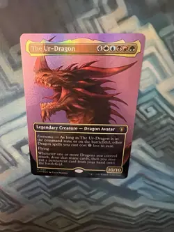 MTG Textured Foil The Ur-Dragon NM Unplayed Commander Masters - Image 3