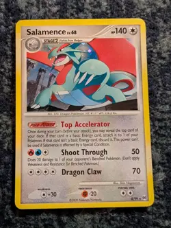 Pokémon TCG Salamence Holo Rare Card 8/99 Arceus 2009 - NM - Image 1