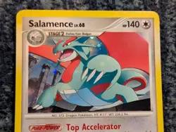 Pokémon TCG Salamence Holo Rare Card 8/99 Arceus 2009 - NM - Image 2