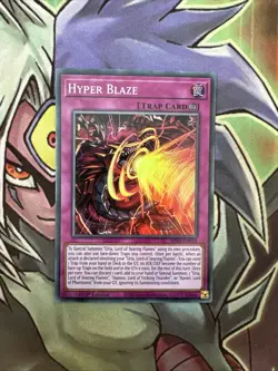 SDSA-EN034 Hyper Blaze Super Rare 1st Edition NM Yugioh Card - Image 3
