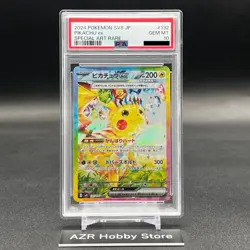 PSA10 Pokemon Card Pikachu ex SAR 132/106 Super Electric Breaker Sv8 Japanese GM - Image 1
