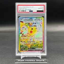 PSA10 Pokemon Card Pikachu ex SAR 132/106 Super Electric Breaker Sv8 Japanese GM - Image 5