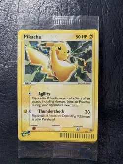2003 SEALED 2 Card lot Pikachu 12 & Meowth 13 HOLO BlackStar Rare POKEMON Promos - Image 9