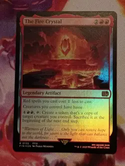The Fire Crystal Final Fantasy Foil - Image 1
