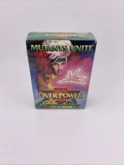 1995 MARVEL OVERPOWER CARD GAME MUTANTS UNITE 55 Playing CARD DECK NEW SEALED - Image 4