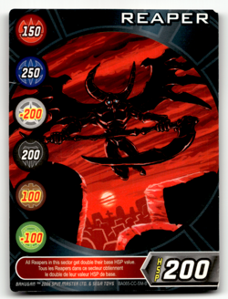Bakugan HSP Card - Reaper - Gate Card - Battle Brawlers - Image 3