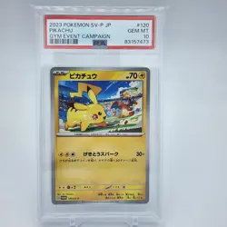PSA 10 Pikachu 120/SV-P Promo Japanese Pokemon Card Gym Event Campaign 2023 - Image 3