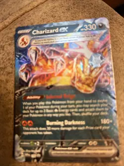 Pokemon TCG Scarlet & Violet CHARIZARD EX 196 SVP Promo Cards Holo - Image 1