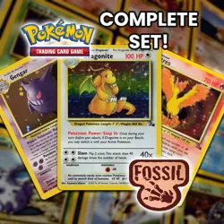 Pokemon Card WoTC  Complete Fossil Master Set Holo 62/62 MINT - LP - Image 1