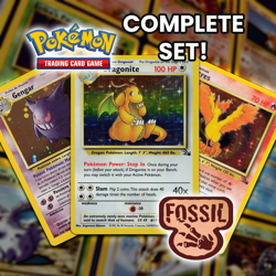 Pokemon Card WoTC  Complete Fossil Master Set Holo 62/62 MINT - LP - Image 11
