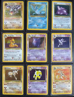 Pokemon Card WoTC  Complete Fossil Master Set Holo 62/62 MINT - LP - Image 12