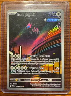 Iron Jugulis 216/182 | Paradox Rift | Illustration Rare | Pokemon TCG Card | NM - Image 1