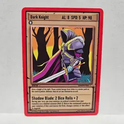 Ward Trading Card Game TCG 2nd Edition Generation 1 - Dark Knight 34/150 Epic - Image 1