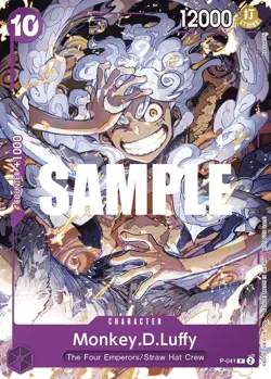Monkey.D.Luffy (041) P-041 One Piece Promotion Cards Regular - Image 1