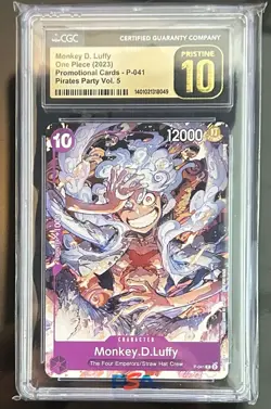 Monkey.D.Luffy (041) P-041 One Piece Promotion Cards Regular - Image 2