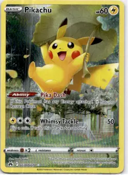 Pikachu GG30/GG70 NM Pokemon Card Galarian Gallery Crown Zenith Near Mint - Image 1