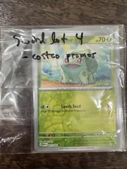 4x SWIRLS - Costco 151 Promo Cards - Cosmo Reverse Holo Card Set - Pokémon - 4 - Image 9