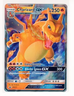 ~ESP~ SPANISH Charizard GX SM211 NM Pokemon Card (Z1) - Image 3