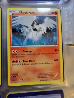 Reshiram # 21/99 B&W: Next Destinies Set Pokemon Trading Cards TCG Rares NM/MINT - Image 2