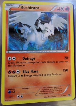 Reshiram # 21/99 B&W: Next Destinies Set Pokemon Trading Cards TCG Rares NM/MINT - Image 3