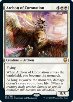 Archon of Coronation FOIL Commander Legends PLD White Mythic Rare CARD ABUGames - Image 1