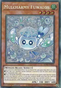 RA04-EN050 Mulcharmy Fuwalos - Secret Rare Card 1st Edition Mint Yugioh Card - Image 1