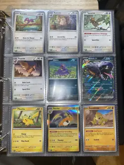 NM 151 Complete Base Master Set 165 of 165 Plus BONUS VINTAGE Pokemon Cards - Image 3