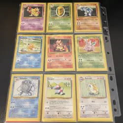 🔥Complete Common Uncommon Base set Pokemon Cards 1999 WOTC 🔥 - Image 2