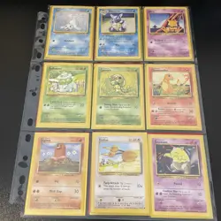 🔥Complete Common Uncommon Base set Pokemon Cards 1999 WOTC 🔥 - Image 3