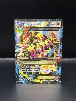 Pokémon Groudon EX Full Art Holo Ultra Rare Card XY Primal Clash 151/160 2015 - Image 11
