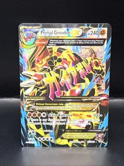Pokémon Groudon EX Full Art Holo Ultra Rare Card XY Primal Clash 151/160 2015 - Image 2