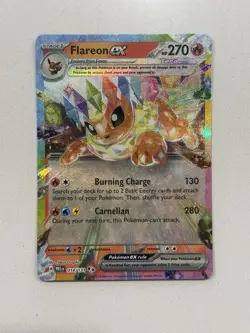 Flareon ex 014/131 SV: Prismatic Evolutions PokÃ©mon Card   - Image 1