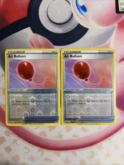 x2 Air Balloon Trainer 2020 SWSH Reverse Holo Pokemon Card 156/202 (NM) - Image 1