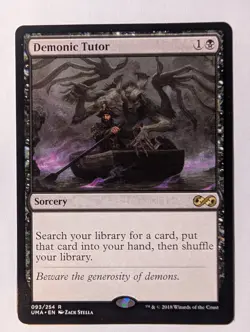 Demonic Tutor - Ultimate Masters NM MTG - Image 1