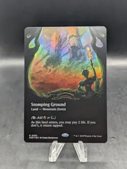 Stomping Ground (Borderless) Edge of Eternities Foil R 0283 EOE MTG - Image 3