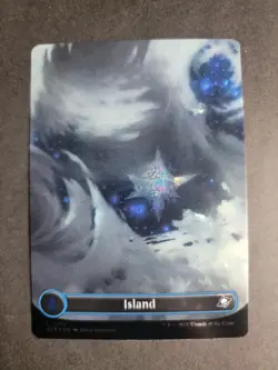 Island 0368 (Borderless Galaxy Foil) Land MTG Edge of Eternities - Image 1